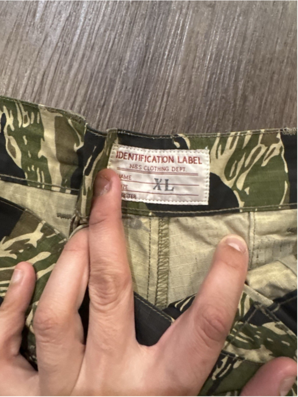New Vintage 90’s Rothco Tiger Stripe Vietnam War Repro Camo BDU Shorts XL 42 - Picture 11 of 15